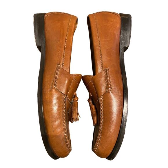 Cole Haan Caddie Bow Tan Chestnut Brown Loafer Men's Size 9.5 Corpcore Business - Picture 7 of 8